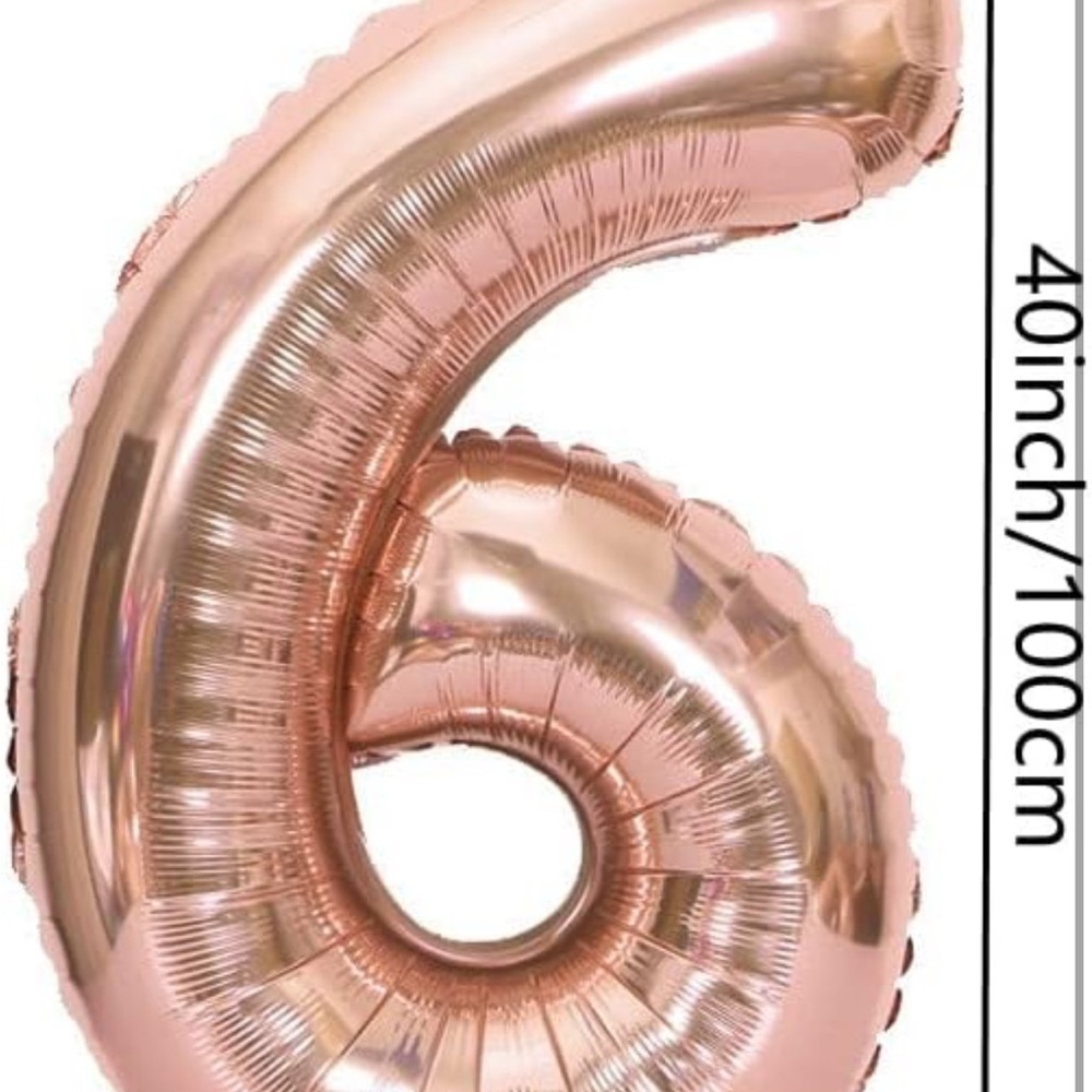 66th birthday party decorations. Rose gold balloons. 66 birthday decor NWT RW4 - Picture 3 of 6